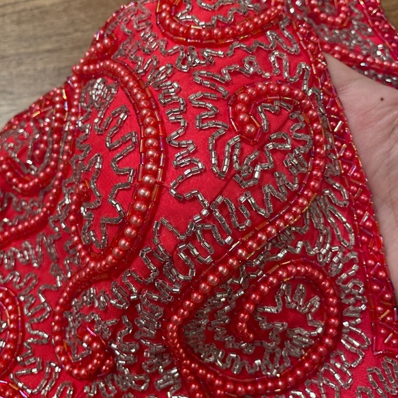 Alyce Designs Coral Beaded Pageant/Prom Gown - Picture 4 of 12